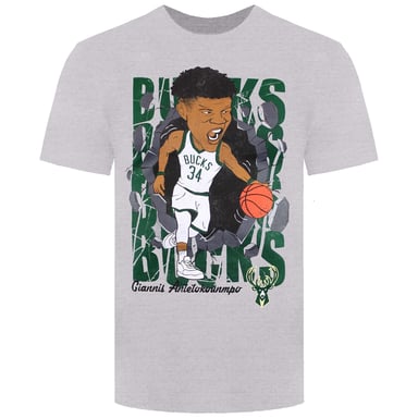 Camiseta NBA Milwaukee Bucks 34 Giannis Antetokounmpo Hype Break para niños