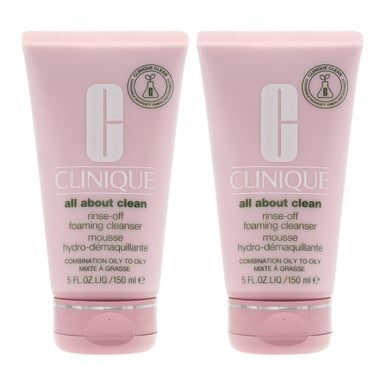 Clinique All About Clean Foaming Cleanser 150ml x 2