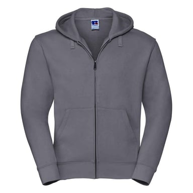 Russell Mens Authentic Hooded Sweatshirt (Convoy Grey)