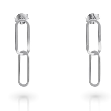 Orphelia 'Rose' Women's 925 Sterling Silver Drop Earrings - Silver ZO-7561