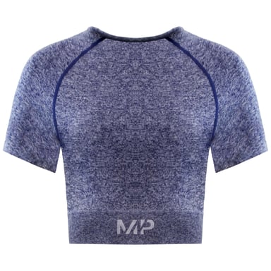 MyProtein Curve Womens Galaxy Blue Crop Top