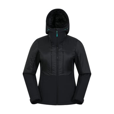 Mountain Warehouse Womens/Ladies Machina Hybrid Padded Jacket (Black)