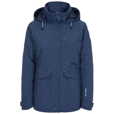 Trespass Womens/Ladies Voyage Waterproof Long-Sleeved Jacket (Navy)