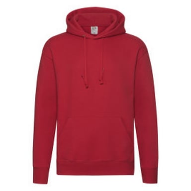 Fruit of the Loom Mens R Hoodie (Red)