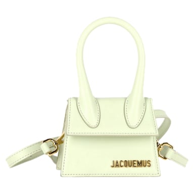 Jacquemus Chiquito Signature Mini Handbag in Green Leather