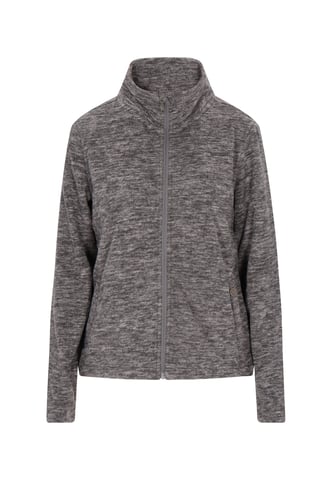 Dreimaster fleece jacket women Grey melange