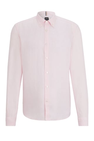 Boss S-liam-s-bd-c1-242 Long Sleeved Shirt Light Pastel Pink