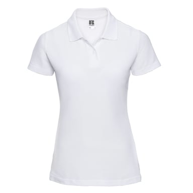 Russell Womens/Ladies Pique Polo Shirt (White)