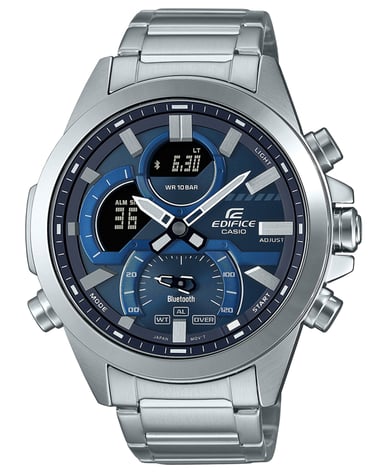 Casio Edifice Men's Silver Watch ECB-30D-2AEF