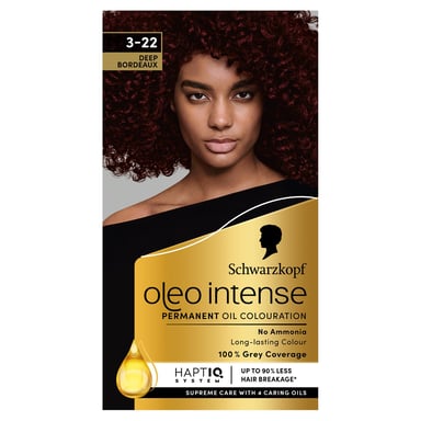 Oleo Intense Permanent Oil Colour Hair Dye,- 3-22 Midnight Bordeaux