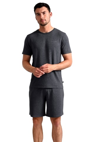 Pantalones cortos de pijama Ted Baker - Pantalones cortos de pijama para hombre con bolsillos - Charcoal