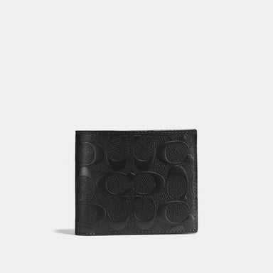 3 in 1 Wallet in Signature Crossgrain Leather