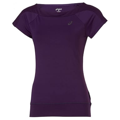 LOGO ASICS Camiseta Púrpura para mujer