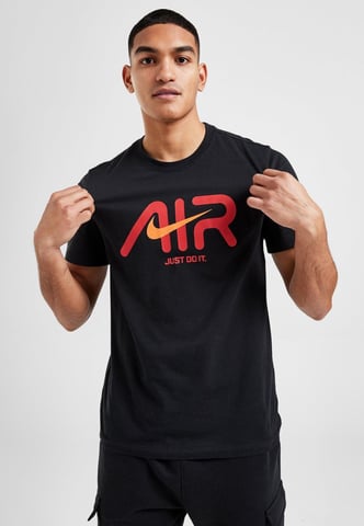 Camiseta Nike Swoosh Air para hombre en negro