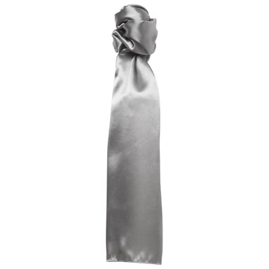 Premier Scarf - Ladies/Womens Plain Business Scarf (Grey)