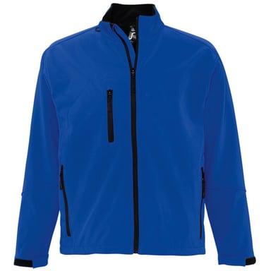 SOLS Mens Relax Soft Shell Jacket (Breathable, Windproof And Water Resistant) (Royal Blue)