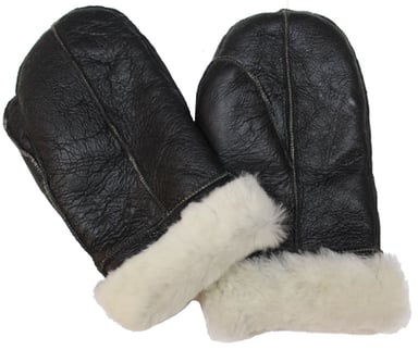 Mitones unisex de piel de oveja