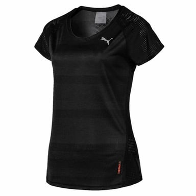 Puma Thermo R+ Camiseta negra de cuello redondo de manga corta 517449 01