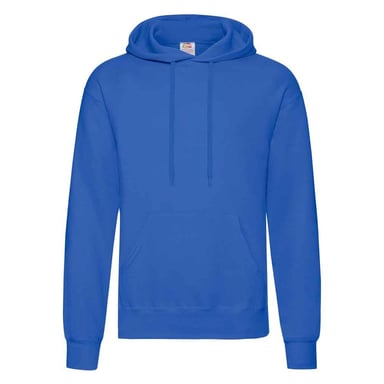 Fruit of the Loom Adults Unisex Classic Hooded Sweatshirt (Royal Blue)