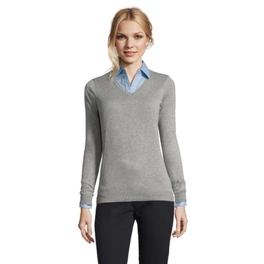 SOLS Womens/Ladies Glory Jumper (Grey Melange)