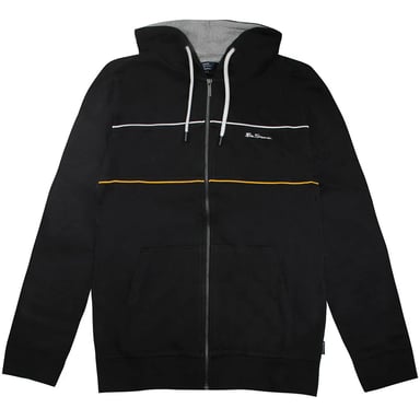Ben Sherman logo chaqueta de pista negra para hombre