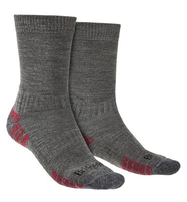 Bridgedale - Calcetines de Merino ligeros para hombre - Gris / Brezo