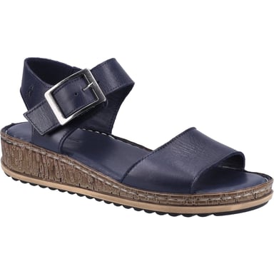 Hush Puppies Womens/Ladies Ellie Leather Sandals (Navy)