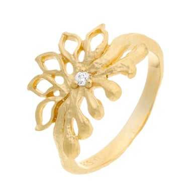 Orphelia Women's 925 Sterling Silver Ring - Gold ZR-6027/2