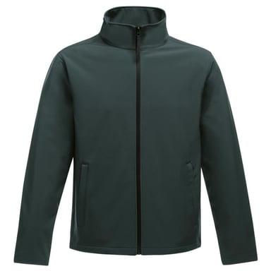 Regatta Standout Mens Ablaze Printable Soft Shell Jacket (Dark Spruce/Black)