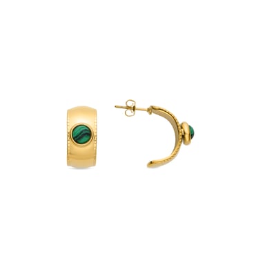 Pendientes Luxenter Dadao acabado oro 18k