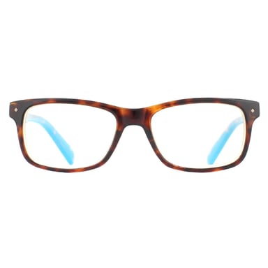 Gafas Polaroid Rectangulares Unisex Havana