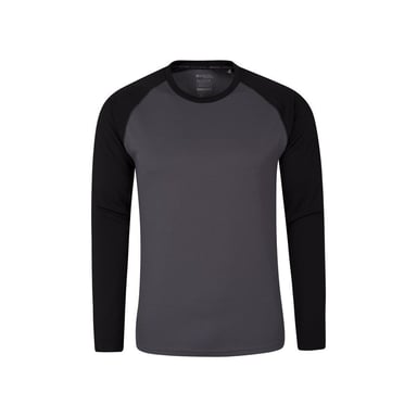 Mountain Warehouse Mens Endurance Long-Sleeved T-Shirt (Black)