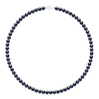 Necklace of Real Cultured Freshwater Pearls Round 5-6 mm