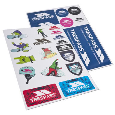 Trespass Die Cut Sticker Kit