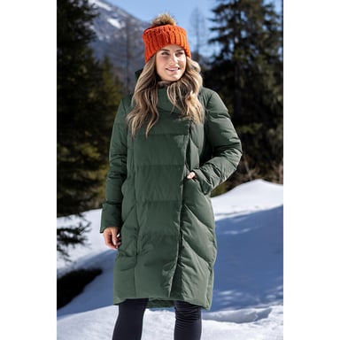 Mountain Warehouse Womens/Ladies Cosy Extreme II Wrap Down Jacket (Dark Khaki)