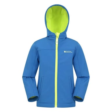Mountain Warehouse Childrens/Kids Water Resistant Soft Shell Jacket (Cobalt)