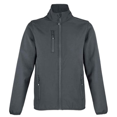 SOLS Womens/Ladies Falcon Softshell Recycled Soft Shell Jacket (Charcoal)