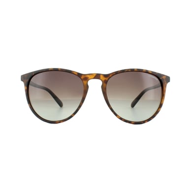 Polaroid cat eye señoras havana marrón degradado gafas de sol polarizadas