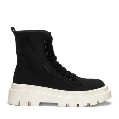 Superga Womens/Ladies 3051 Alpina Apex Shoes (Black/White Avorio)