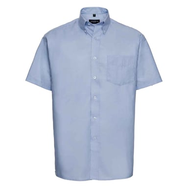 Russell Collection Mens Oxford Formal Shirt (Oxford Blue)