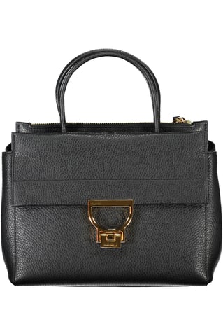 Bolso de cuero negro para mujer Coccinelle
