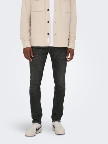Jeans negros delgados - negros - negro