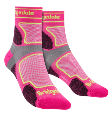 Bridgedale - Calcetines running ultraligeros merino - Rosa