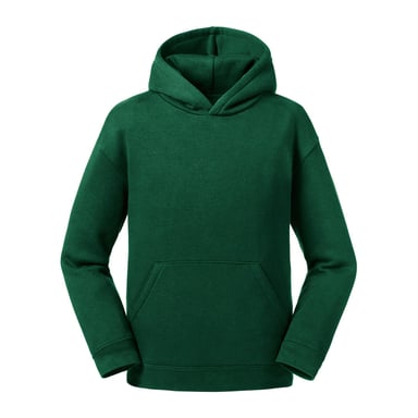 Russell Childrens/Kids Authentic Hooded Sweatshirt (Bottle Green)