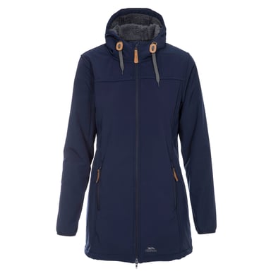 Trespass Womens/Ladies Kristen Longer Length Hooded Waterproof Jacket (Navy)