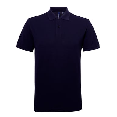 Asquith & Fox Mens Short Sleeve Performance Blend Polo Shirt (Navy)