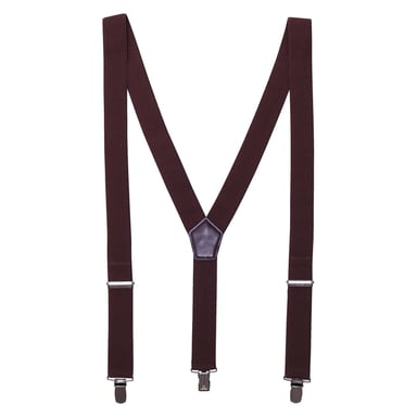 Premier Clip-On Trouser Braces (Brown)