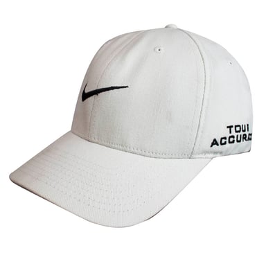 Gorra de golf ajustada blanca retro de Nike