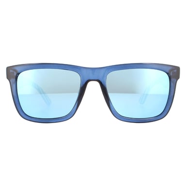 Gafas de sol Lacoste rectangulares de espejo azul para hombre