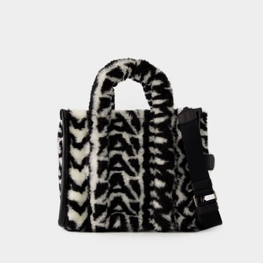 The Medium Tote - Marc Jacobs - Sintético - Negro/Marfil